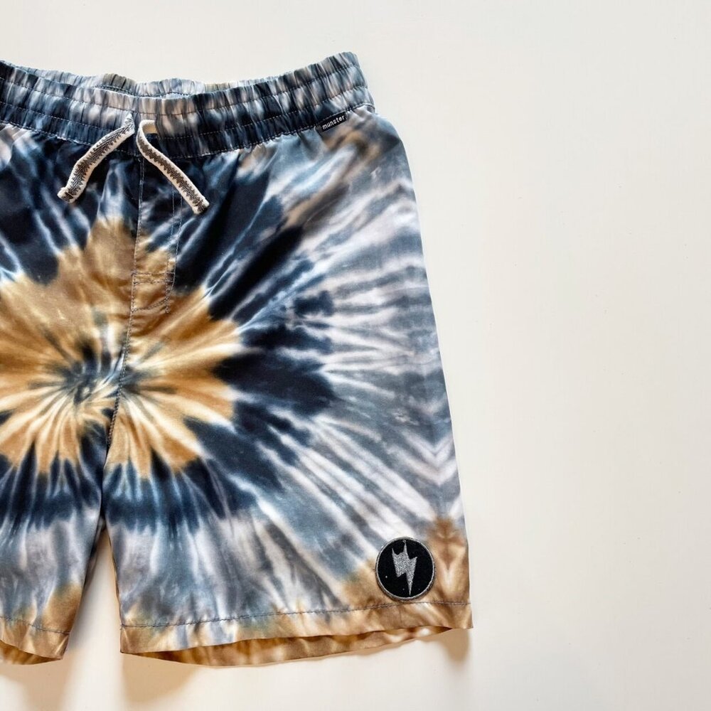 Munster Kids Tie Dye Board Shorts | Size 12